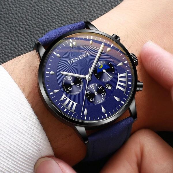 wristwatches men geneva watches male business leather strap calendar quartz watch mens casual wrist for clock relogio masculino, Slivery;brown
wristwatches men geneva watches male business leather strap calendar quartz watch mens casual wrist for clock relogio masculino, Slivery;brown