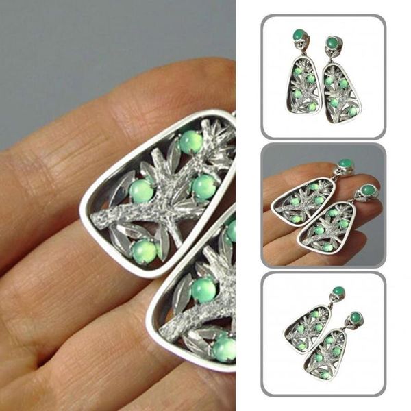 stud earrings 1 pair attractive faux green stone tree shape accessory lightweight for daily wear, Golden;silver
stud earrings 1 pair attractive faux green stone tree shape accessory lightweight for daily wear, Golden;silver