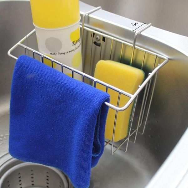 hooks & rails stainless steel portable suction cup drain rack cleaning cloth shelf dish drainer sponge holder sink kitchen accessories
hooks & rails stainless steel portable suction cup drain rack cleaning cloth shelf dish drainer sponge holder sink kitchen accessories