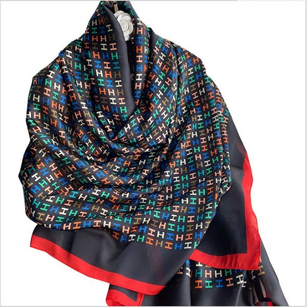 womens h letter satin artificial silk spring scarf long sunscreen shawl beach towel no. 3, Blue;gray
womens h letter satin artificial silk spring scarf long sunscreen shawl beach towel no. 3, Blue;gray