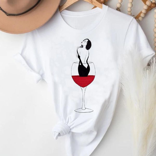 women's t-shirt t-shirts for women wine casual ladies funny cartoon fashion trend clothes stylish tshirt lady print girl tee, White
women's t-shirt t-shirts for women wine casual ladies funny cartoon fashion trend clothes stylish tshirt lady print girl tee, White