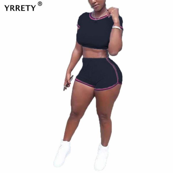 women's tracksuits yrrety solid two piece set women outfits o neck tracksuit slim striped short sleeves crop shorts casual summer sport, Gray
women's tracksuits yrrety solid two piece set women outfits o neck tracksuit slim striped short sleeves crop shorts casual summer sport, Gray
