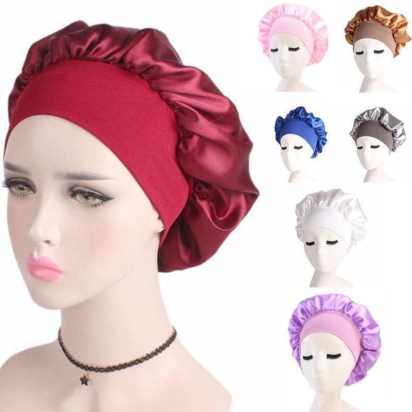 ly women's satin solid sleeping hat night sleep cap hair care bonnet nightcap for women men de nuit shower caps
ly women's satin solid sleeping hat night sleep cap hair care bonnet nightcap for women men de nuit shower caps