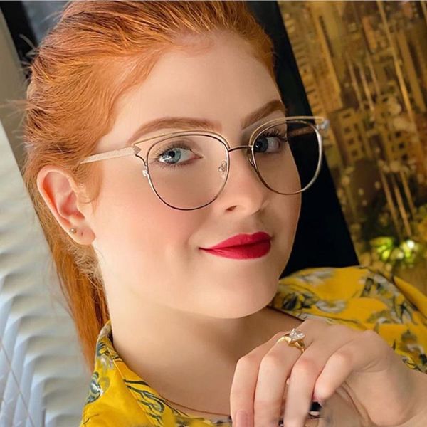 sunglasses spring leg blue light proof glasses women's metal frame tee flat lens computer, White;black
sunglasses spring leg blue light proof glasses women's metal frame tee flat lens computer, White;black