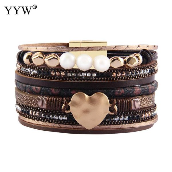 charm bracelets 2021 fashion resin pearl leather for woman female heart multiple layers bracelet&bangles statement jewelry party, Golden;silver
charm bracelets 2021 fashion resin pearl leather for woman female heart multiple layers bracelet&bangles statement jewelry party, Golden;silver