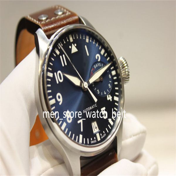 unworn full-set upgraded upgraded version edition luxury 7day big pilot midnight blue dial 500916 automatic men's watch 46mm mens watch, Slivery;brown
unworn full-set upgraded upgraded version edition luxury 7day big pilot midnight blue dial 500916 automatic men's watch 46mm mens watch, Slivery;brown