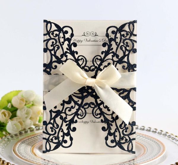 greeting cards glittery wedding invitations laser cut invites with bow envelopes customizable printing party supplies 50pcs
greeting cards glittery wedding invitations laser cut invites with bow envelopes customizable printing party supplies 50pcs