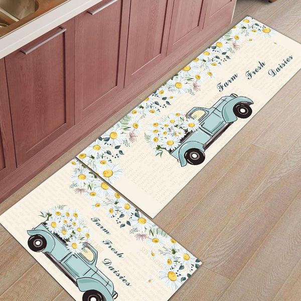 daisy truck vintage flower kitchen rug bedroom entrance doormat home floor decor carpet bathroom anti-slip carpets
daisy truck vintage flower kitchen rug bedroom entrance doormat home floor decor carpet bathroom anti-slip carpets