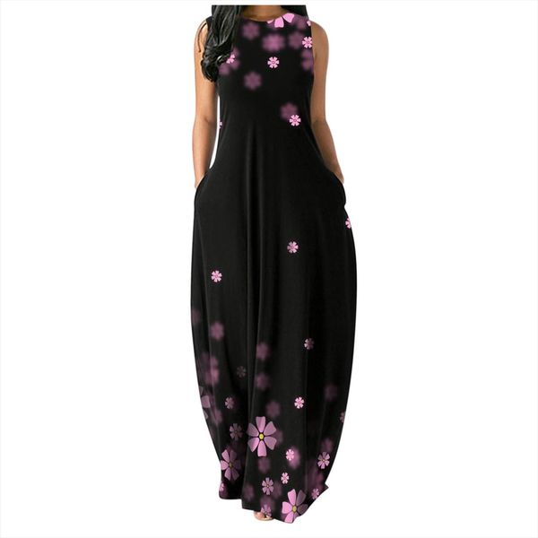 vintage floral print vestidos fashion women dresses summer boho maxi office lady sleeveless o neck tank sundress robe, Black;gray
vintage floral print vestidos fashion women dresses summer boho maxi office lady sleeveless o neck tank sundress robe, Black;gray
