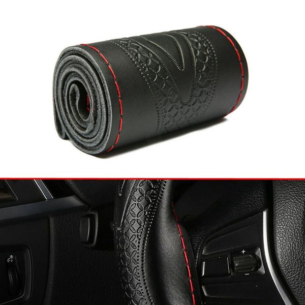 steering wheel covers soft cover universal with thread & needle wrap accessories anti-slip black
steering wheel covers soft cover universal with thread & needle wrap accessories anti-slip black