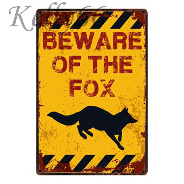 beware of the fox shark hunter vintage metal sign tin poster home decor bar wall art painting 20*30 cm size y-1121
beware of the fox shark hunter vintage metal sign tin poster home decor bar wall art painting 20*30 cm size y-1121