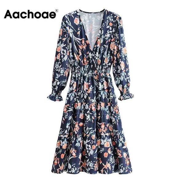 aachoae chic a line floral print dress women ruffles long sleeve elegant party dress v neck elastic waist casual midi dresses 210413, Black;gray
aachoae chic a line floral print dress women ruffles long sleeve elegant party dress v neck elastic waist casual midi dresses 210413, Black;gray