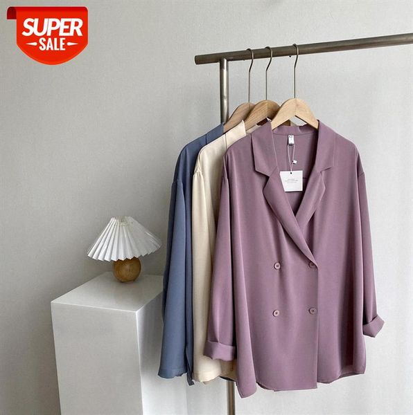 zhi chenxi thin, smooth, small suit female loose chiffon sunscreen coat 537 #ib6p, Black;gray
zhi chenxi thin, smooth, small suit female loose chiffon sunscreen coat 537 #ib6p, Black;gray