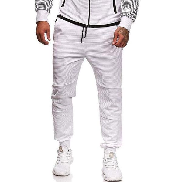 men's pants 2021 workout jogging men striped sport sweatpants casual long fitness joggers bodybuilding trousers, Black
men's pants 2021 workout jogging men striped sport sweatpants casual long fitness joggers bodybuilding trousers, Black