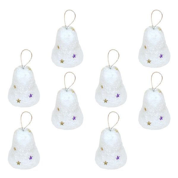 christmas decorations 60pcs white snow design bell decors tree hanging foam bells
christmas decorations 60pcs white snow design bell decors tree hanging foam bells