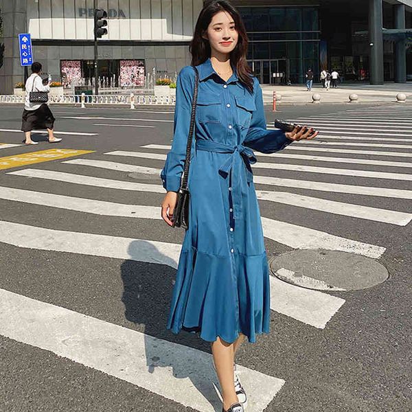 spring autumn elegant women notched collar single breasted dress office ladies sash tie up high waist slim 210423, Black;gray
spring autumn elegant women notched collar single breasted dress office ladies sash tie up high waist slim 210423, Black;gray