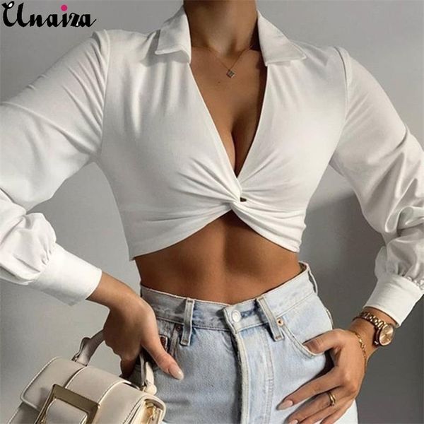 unaiza women bowknot neck shirt short mid-length sleeve v-neck white solid cloor navel casual 210522
unaiza women bowknot neck shirt short mid-length sleeve v-neck white solid cloor navel casual 210522