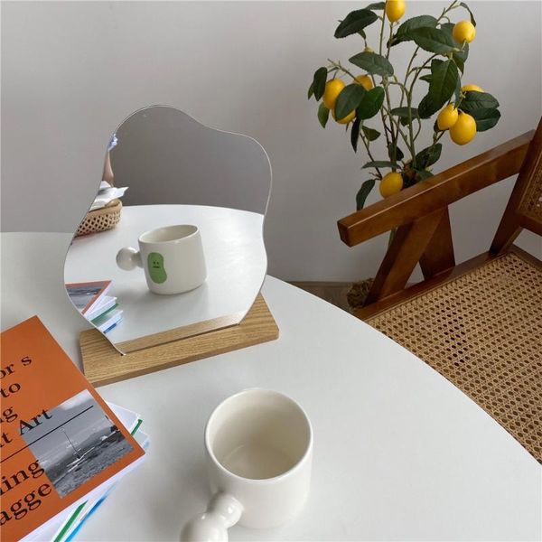 mirrors korean style makeup mirror ins irregular acrylic decorative wooden base cosmetic beauty tools
mirrors korean style makeup mirror ins irregular acrylic decorative wooden base cosmetic beauty tools