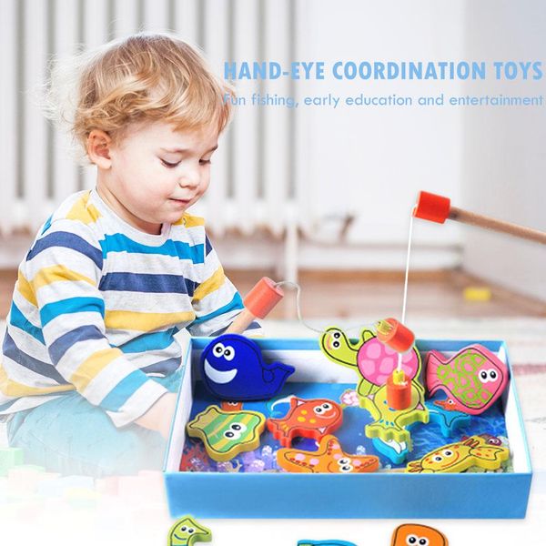 Educational Wooden Magnetic Fishing Toy Set Guiding Color Shape Recognition Creative Non-Electric Outdoor Funny Game Gift
Educational Wooden Magnetic Fishing Toy Set Guiding Color Shape Recognition Creative Non-Electric Outdoor Funny Game Gift