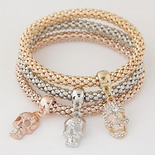 gothic punk skull pendant bracelets&bangles charm for women friendship bracelet jewelry halloween gift bt210017 bracelets, Golden;silver
gothic punk skull pendant bracelets&bangles charm for women friendship bracelet jewelry halloween gift bt210017 bracelets, Golden;silver