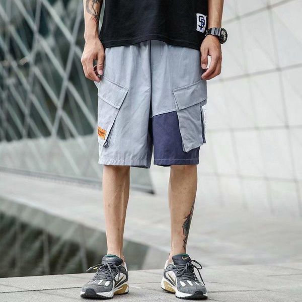 est summer casual loose shorts men fashion style original color matching outdoor beach male multi-pocket sweatpants men's, White;black
est summer casual loose shorts men fashion style original color matching outdoor beach male multi-pocket sweatpants men's, White;black