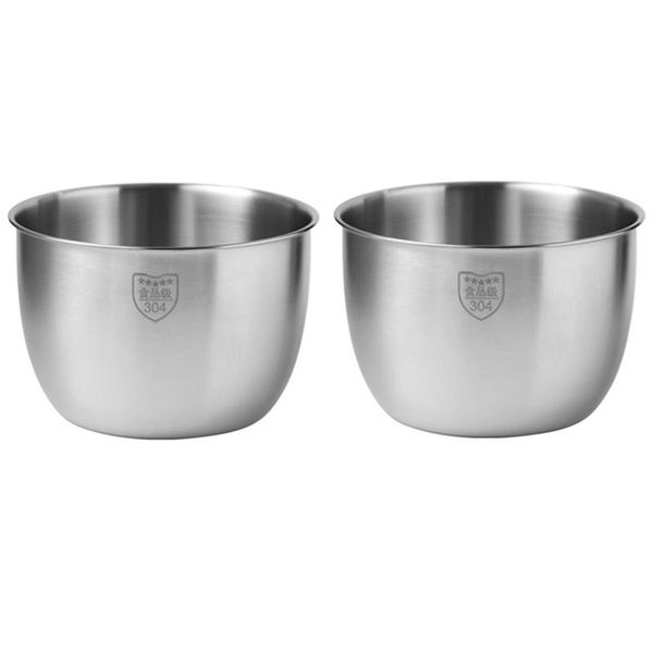 bowls 2x stainless steel 304 mixing bowl deep design cooking baking cake bread salad kitchen mixer bowl, 3600ml & 2800ml
bowls 2x stainless steel 304 mixing bowl deep design cooking baking cake bread salad kitchen mixer bowl, 3600ml & 2800ml