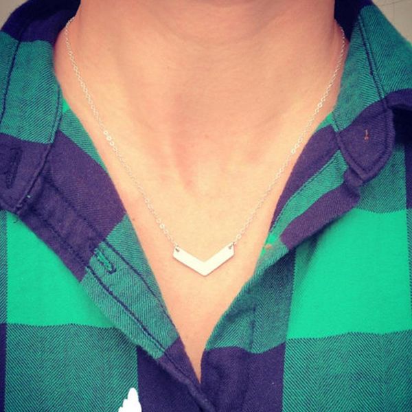 chains fashion geometric v letter pendant necklace for women charm choker handmade statement party jewelry drop, Silver
chains fashion geometric v letter pendant necklace for women charm choker handmade statement party jewelry drop, Silver