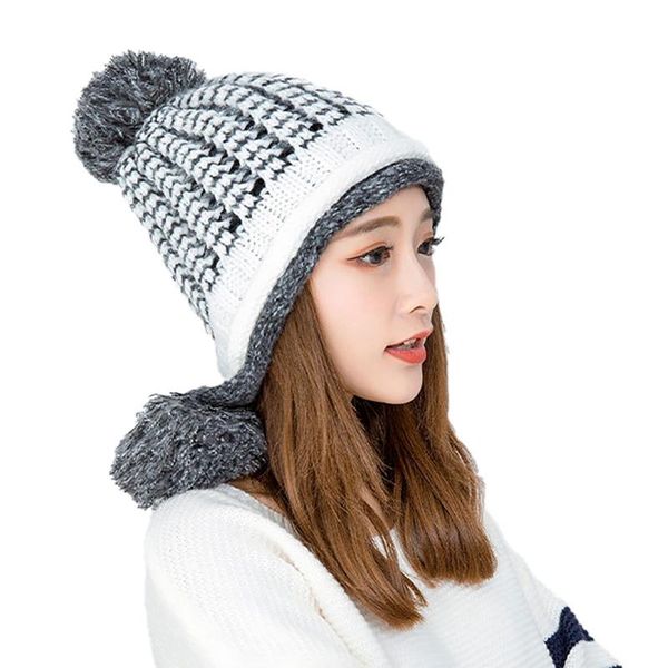 outdoor sports camping hiking caps women beanies cap thick thermal knitted hat snowboarding skiing apparel accessories hats, Black;white
outdoor sports camping hiking caps women beanies cap thick thermal knitted hat snowboarding skiing apparel accessories hats, Black;white