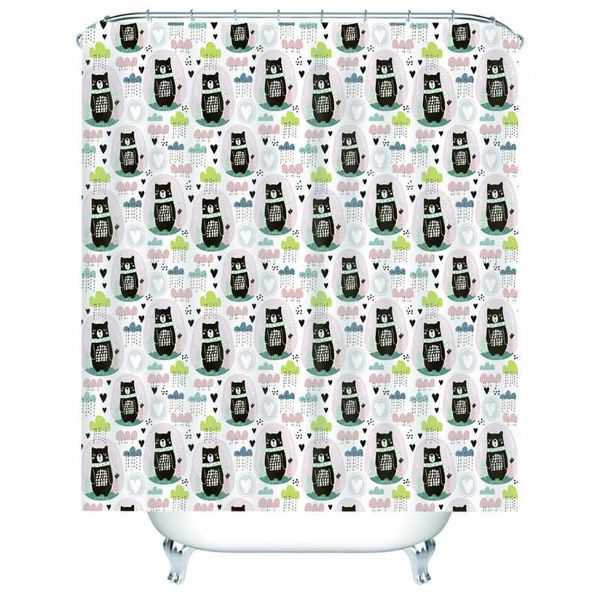 custom 3d bathroom curtain the animal cat printing bath decoration polyester fabric shower curtains
custom 3d bathroom curtain the animal cat printing bath decoration polyester fabric shower curtains