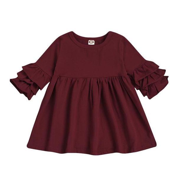 girl's dresses born infant baby girl clothes petal sleeve solid color dress casual kids for girls 12 18 24 months 3 years ropa niña, Red;yellow
girl's dresses born infant baby girl clothes petal sleeve solid color dress casual kids for girls 12 18 24 months 3 years ropa niña, Red;yellow