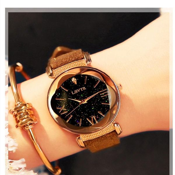 luxury women watch casual diamond leather watches starry sky ladies clock quartz wrist relogio feminino wristwatches, Slivery;brown
luxury women watch casual diamond leather watches starry sky ladies clock quartz wrist relogio feminino wristwatches, Slivery;brown