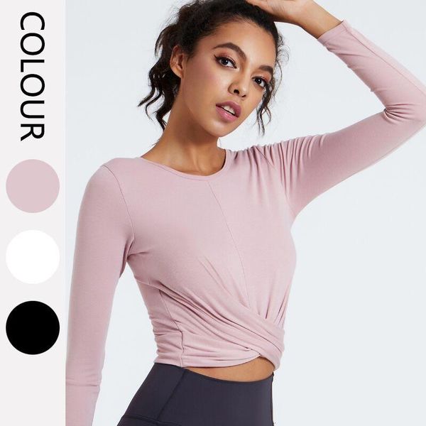 yoga outfit women cotton shirts long sleeve o-collar slim quick dry cross-back sports shirt running t-shirt fitness clothing
yoga outfit women cotton shirts long sleeve o-collar slim quick dry cross-back sports shirt running t-shirt fitness clothing