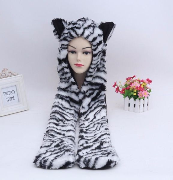 berets europe and america winter faux fur hat cartoon animal scarf gloves man &women cap set, Blue;gray
berets europe and america winter faux fur hat cartoon animal scarf gloves man &women cap set, Blue;gray
