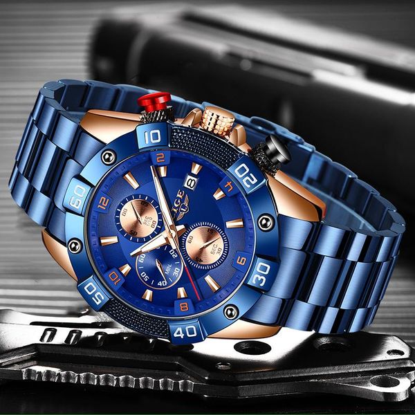 wristwatches lige luxury chronograph quartz mens watches stainless steel waterproof wrist watch men fashion classic clock relogio masculino, Slivery;brown
wristwatches lige luxury chronograph quartz mens watches stainless steel waterproof wrist watch men fashion classic clock relogio masculino, Slivery;brown