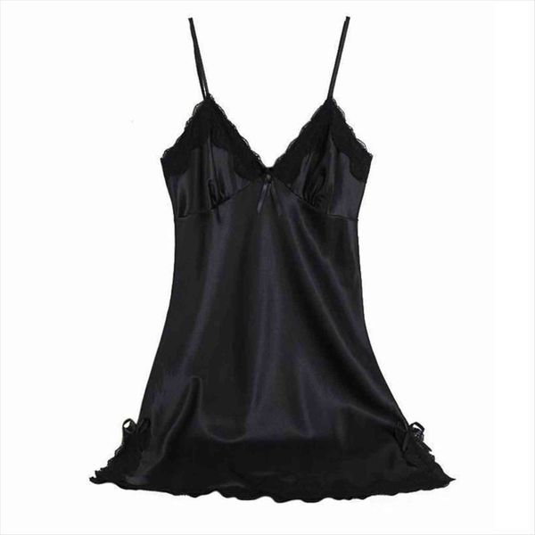 dress homewear silk women sleepwear nightdress summer lingerie nightgown off shoulder nightwear girl lace, Black;red
dress homewear silk women sleepwear nightdress summer lingerie nightgown off shoulder nightwear girl lace, Black;red