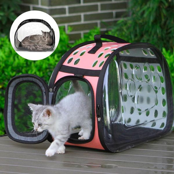 cat carriers,crates & houses pet carrier for folding cage collapsible crate handbag transparent space pets sac transport box
cat carriers,crates & houses pet carrier for folding cage collapsible crate handbag transparent space pets sac transport box