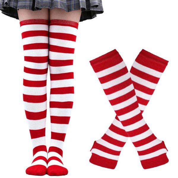 socks & hosiery 1 pair over knee thigh high warm fingerless gloves set for women fancy dress cosplay masquerade party costume, Black;white
socks & hosiery 1 pair over knee thigh high warm fingerless gloves set for women fancy dress cosplay masquerade party costume, Black;white
