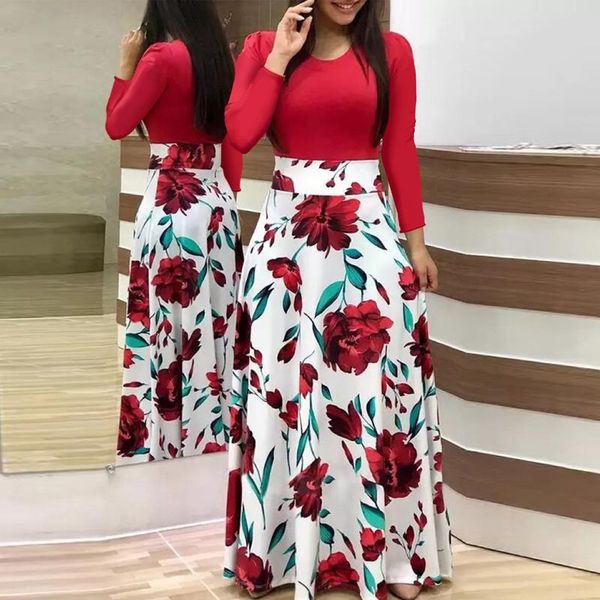 women bohemian short sleeve maxi dress color block polka dot floral patchwork bodycon waist vintage ladies plus size s-5xl casual dresses, Black;gray
women bohemian short sleeve maxi dress color block polka dot floral patchwork bodycon waist vintage ladies plus size s-5xl casual dresses, Black;gray
