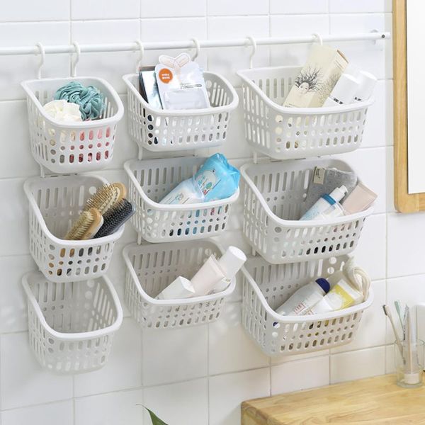 bathroom storage & organization 1pc plastic hanging shower basket with hook for bedroom kitchen debris holder space saving storage#25
bathroom storage & organization 1pc plastic hanging shower basket with hook for bedroom kitchen debris holder space saving storage#25