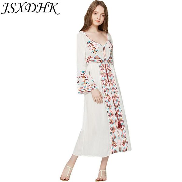 casual dresses jsxdhk ethnic style summer maxi long dress 2021 vintage flare sleeve tassel embroidery floral retro v neck beach, Black;gray
casual dresses jsxdhk ethnic style summer maxi long dress 2021 vintage flare sleeve tassel embroidery floral retro v neck beach, Black;gray