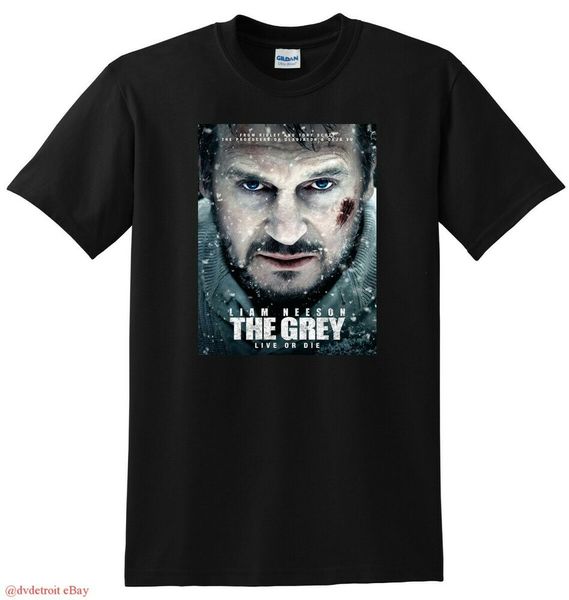 the grey t shirt 2011 4k bluray dvd cover poster tee small medium large or xl, White;black
the grey t shirt 2011 4k bluray dvd cover poster tee small medium large or xl, White;black