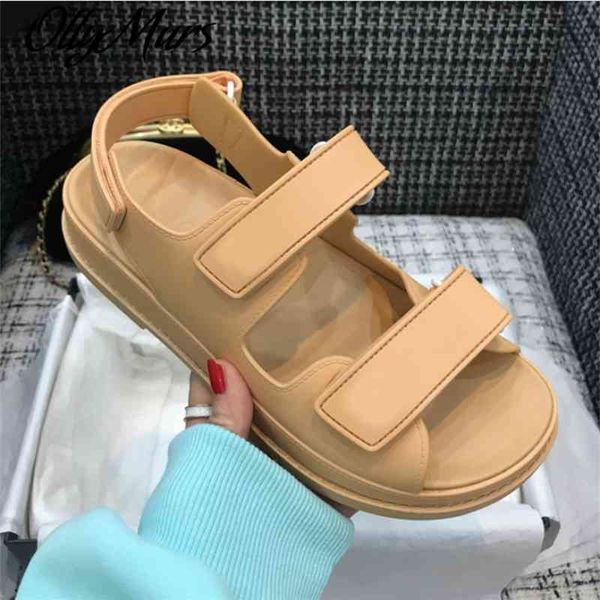 ollymurs soft comfortable velcro leather sports sandals summer flat muffin thick bottom female tide shoes, Black
ollymurs soft comfortable velcro leather sports sandals summer flat muffin thick bottom female tide shoes, Black