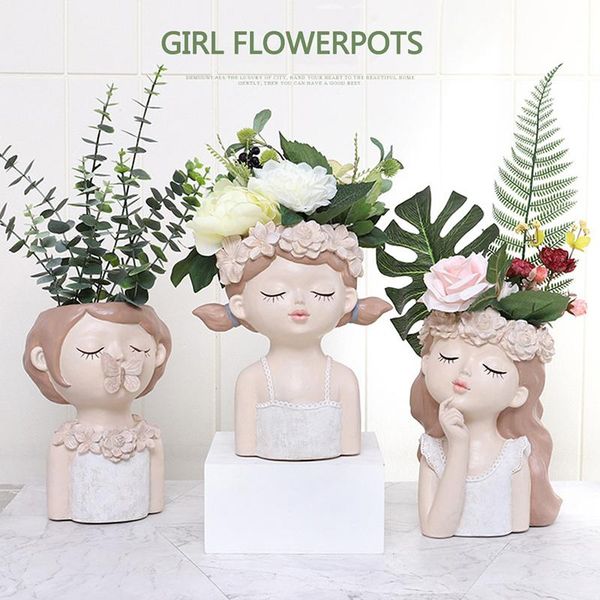cute girl succulent planters resin flower pot nordic vase home tabledecor fairy flowerpot big size decoration vases
cute girl succulent planters resin flower pot nordic vase home tabledecor fairy flowerpot big size decoration vases