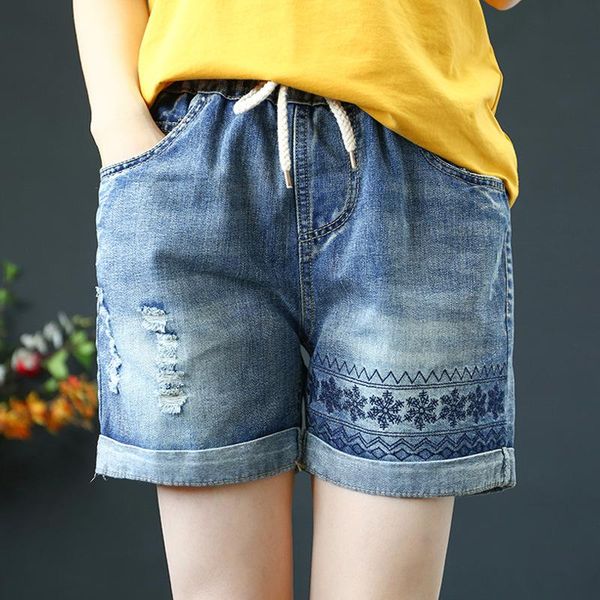 women's shorts 2021 summer denim women high waist jean female casual loose embroidery short jeans feminino plus size 3xl, White;black
women's shorts 2021 summer denim women high waist jean female casual loose embroidery short jeans feminino plus size 3xl, White;black