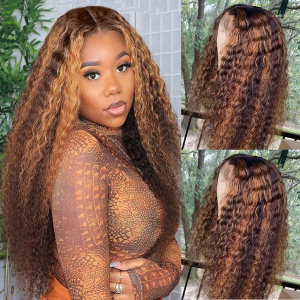 l1b/30 highlight deep wave wig 250% 13x6x1 t part curly lace front human hair wigs for black women1, Black;brown
l1b/30 highlight deep wave wig 250% 13x6x1 t part curly lace front human hair wigs for black women1, Black;brown
