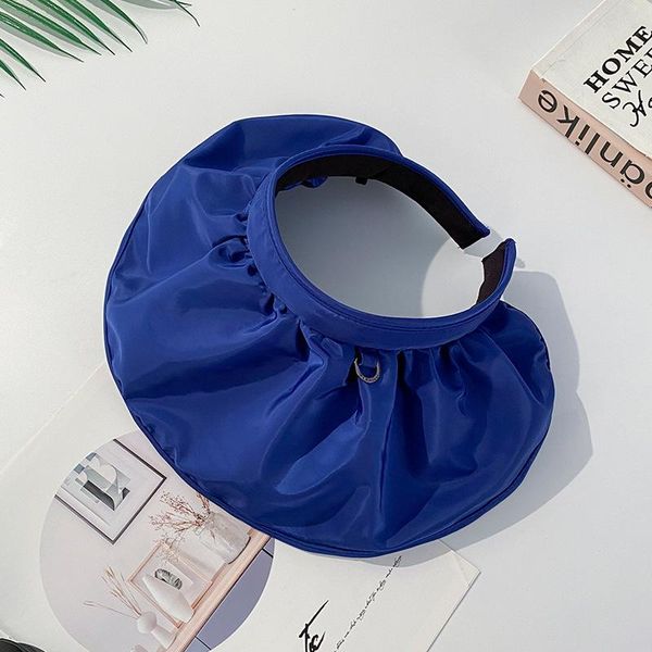 berets sunshade hat for women foldable wide brim visor easy to carry travel caps fashion beach sun hats, Blue;gray
berets sunshade hat for women foldable wide brim visor easy to carry travel caps fashion beach sun hats, Blue;gray