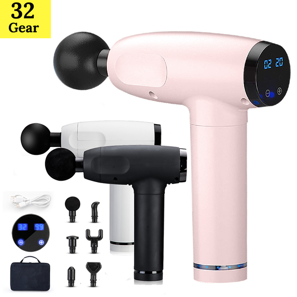 massage gun deep tissue neck body back muscle massager electric 32 gear fascia relaxation pain relief exercise
massage gun deep tissue neck body back muscle massager electric 32 gear fascia relaxation pain relief exercise