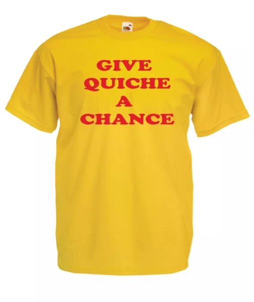 quiche a chance xmas gift idea mens women t shirts multi-color s-2xl, White;black
quiche a chance xmas gift idea mens women t shirts multi-color s-2xl, White;black