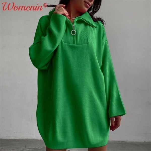 knitted turndown collar women's sweater dress pullover long sleeve jumper female autumn winter fashion causal sweaters 211112, Black;gray
knitted turndown collar women's sweater dress pullover long sleeve jumper female autumn winter fashion causal sweaters 211112, Black;gray
