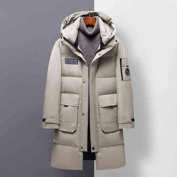 men's brand winter coat, fashionable long et, thick warm windbreaker, new in 2021, Black
men's brand winter coat, fashionable long et, thick warm windbreaker, new in 2021, Black